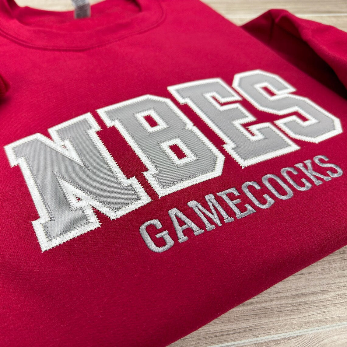 Personalized Tackle Twill Embroidered Crewneck