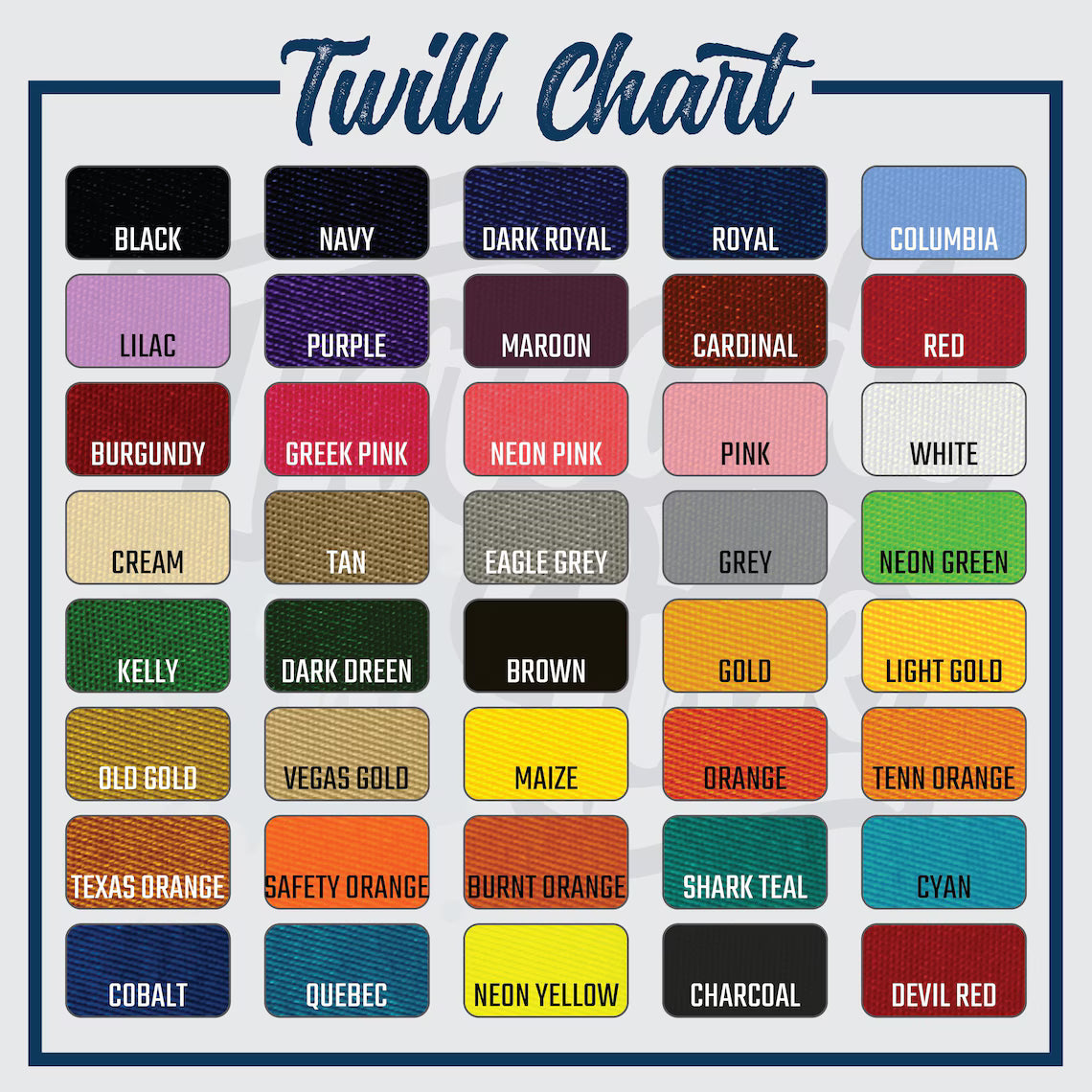 Personalized Tackle Twill Embroidered Crewneck
