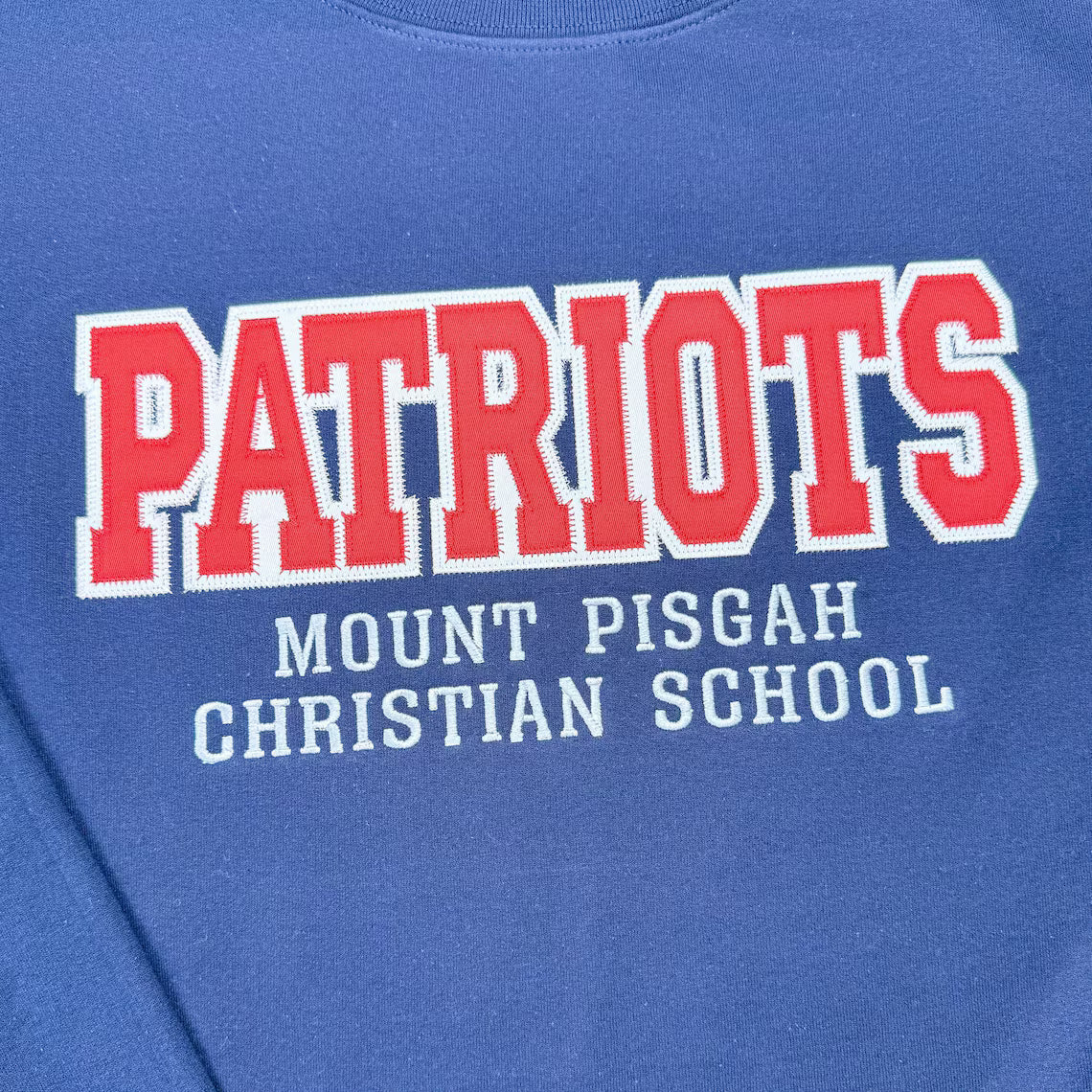 Personalized Tackle Twill Embroidered Crewneck
